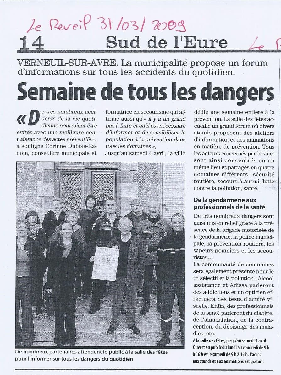 Le Réveil 31/03/2009