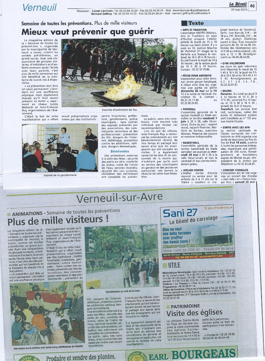 Le Réveil 22/05/2013